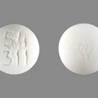 Acarbose (Acarbose [ ah-kar-bose ])-54 311-25 mg-White-Round