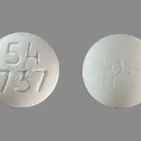 Acarbose (Acarbose [ ah-kar-bose ])-54 737-50 mg-White-Round