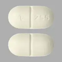 Acetaminophen and butalbital (Acetaminophen and butalbital [ a-seet-a-min-oh-fen-and-bue-tal-bi-tal ])-T 255-325 mg / 50 mg-White-Capsule-shape