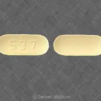 Acetaminophen and tramadol (Acetaminophen and tramadol [ a-seet-a-min-o-fen-and-tram-a-dol ])-537-325 mg / 37.5 mg-Yellow-Capsule-shape