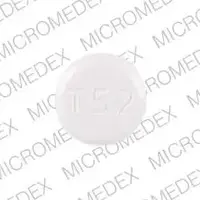 Acetazolamide (Acetazolamide [ a-seet-a-zole-a-mide ])-T52-125 mg-White-Round