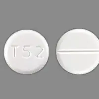 Acetazolamide (Acetazolamide [ a-seet-a-zole-a-mide ])-T52-125 mg-White-Round