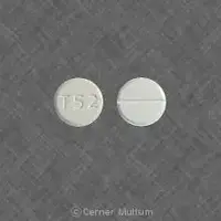 Acetazolamide (Acetazolamide [ a-seet-a-zole-a-mide ])-T52-125 mg-White-Round