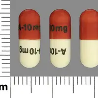 Acitretin (Acitretin [ a-si-tre-tin ])-A-10 mg A-10 mg-10 mg-Brown & White-Capsule-shape