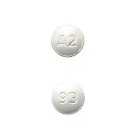 Almotriptan (Almotriptan [ al-moe-trip-tan ])-93 A2-12.5 mg (base)-White-Round