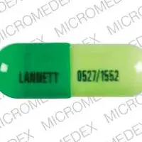 Aspirin, butalbital, and caffeine (Aspirin, butalbital, and caffeine [ as-pir-in, bue-tal-bi-tal, kaf-een ])-0527/1552 LANNETT-325 mg / 50 mg / 40 mg-Green / Green-Capsule-shape