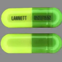 Aspirin, butalbital, and caffeine (Aspirin, butalbital, and caffeine [ as-pir-in, bue-tal-bi-tal, kaf-een ])-0527/1552 LANNETT-325 mg / 50 mg / 40 mg-Green / Green-Capsule-shape