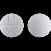 Atenolol and chlorthalidone (Atenolol and chlorthalidone [ a-ten-oh-lole-and-klor-thal-i-done ])-M 63-50 mg / 25 mg-White-Round