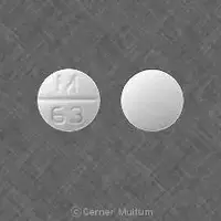 Atenolol and chlorthalidone (Atenolol and chlorthalidone [ a-ten-oh-lole-and-klor-thal-i-done ])-M 63-50 mg / 25 mg-White-Round