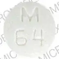 Atenolol and chlorthalidone (Atenolol and chlorthalidone [ a-ten-oh-lole-and-klor-thal-i-done ])-M 64-100 mg / 25 mg-White-Round