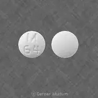 Atenolol and chlorthalidone (Atenolol and chlorthalidone [ a-ten-oh-lole-and-klor-thal-i-done ])-M 64-100 mg / 25 mg-White-Round