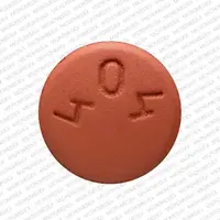 Atovaquone and proguanil (Atovaquone and proguanil [ a-toe-va-kwone-and-pro-gwahn-il ])-G 404-250 mg / 100 mg-Brown-Round