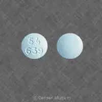 Cyclophosphamide (oral and injection) (Cyclophosphamide (oral/injection) [ sye-kloe-foss-fa-mide ])-54 639-25 mg-Blue-Round