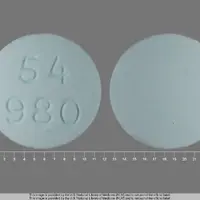 Cyclophosphamide (oral and injection) (Cyclophosphamide (oral/injection) [ sye-kloe-foss-fa-mide ])-54 980-50 mg-Blue-Round