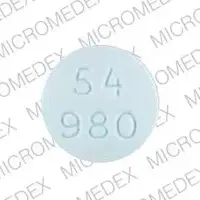 Cyclophosphamide (oral and injection) (Cyclophosphamide (oral/injection) [ sye-kloe-foss-fa-mide ])-54 980-50 mg-Blue-Round