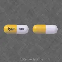 Danazol (Danazol [ dan-a-zol ])-barr 633-50 mg-White & Yellow-Capsule-shape