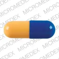 Dantrolene (Dantrolene (oral) [ dan-troe-leen ])-G442 G442-50 mg-Blue & Yellow-Capsule-shape