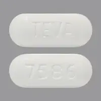 Ezetimibe and simvastatin (Ezetimibe and simvastatin [ ez-et-i-mibe-and-sim-va-stat-in ])-TEVA 7586-10 mg / 40 mg-White-Capsule-shape