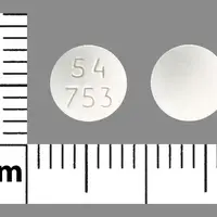 Letrozole (Letrozole [ let-roe-zol ])-54 753-2.5 mg-White-Round