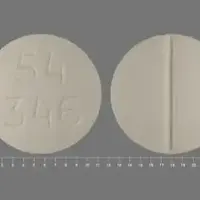 Lithium (Lithium [ lith-ee-um ])-54 346-450 mg-White-Round