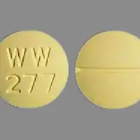 Lithium (Lithium [ lith-ee-um ])-WW 277-450 mg-Yellow-Round