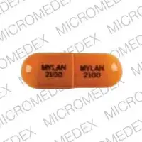 Loperamide (Loperamide [ loe-per-a-mide ])-MYLAN 2100 MYLAN 2100-2 mg-Brown-Capsule-shape