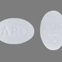 Loratadine (Loratadine [ lor-at-a-deen ])-APO LOR 10-10 mg-White-Oval