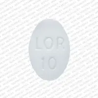 Loratadine (Loratadine [ lor-at-a-deen ])-APO LOR 10-10 mg-White-Oval