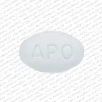 Loratadine (Loratadine [ lor-at-a-deen ])-APO LOR 10-10 mg-White-Oval