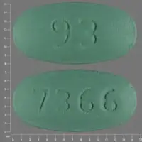 Losartan (Losartan [ loe-sar-tan ])-93 7366-100 mg-Green-Oval