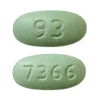 Losartan (Losartan [ loe-sar-tan ])-93 7366-100 mg-Green-Oval