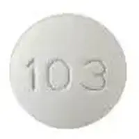 Memantine (Memantine [ meh-man-teen ])-M 103-5 mg-White-Round