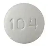 Memantine (Memantine [ meh-man-teen ])-M 104-10 mg-White-Round