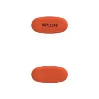 Mesalamine (rectal) (Mesalamine (rectal) [ me-sal-a-meen ])-WPI 2245-1.2 g-Brown-Oval