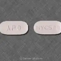 Mycophenolate (monograph) (Cellcept)-APO MYC500-500 mg-Purple-Capsule-shape