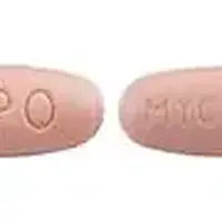 Mycophenolic acid (Mycophenolic acid [ mye-koe-phe-nole-ik-as-id ])-APO MYC 360-360 mg-Pink-Oval