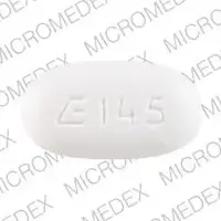 Nabumetone (Nabumetone [ na-bue-me-tone ])-E 145-500 mg-White-Oval