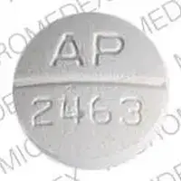 Nadolol (Nadolol [ na-doe-lol ])-AP 2463-80 mg-White-Round