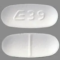 Naltrexone (Naltrexone, naltrexone hydrochloride)-E 39-50 mg-White-Oval