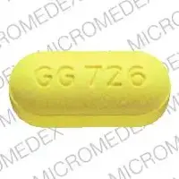 Naproxen (Naproxen [ na-prox-en ])-GG 726-500 mg-Yellow-Oval