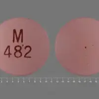 Nifedipine (eqv-adalat cc) (Nifedipine [ nye-fed-i-peen ])-M 482-60 mg-Pink-Round