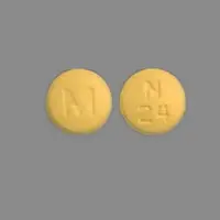 Nisoldipine (Nisoldipine [ nye-zol-di-peen ])-M N 24-40 mg-Yellow-Round