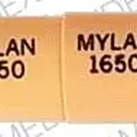 Nitrofurantoin (Nitrofurantoin [ nye-troe-fue-ran-toin ])-MYLAN 1650 MYLAN 1650-50 mg-Beige-Capsule-shape