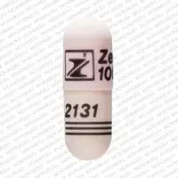 Nitrofurantoin (Nitrofurantoin [ nye-troe-fue-ran-toin ])-Z Zenith 100 mg 2131-100 mg-Pink-Capsule-shape