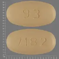 Ofloxacin (systemic) (monograph) (Medically reviewed)-7182 93-400 mg-Gold-Oval