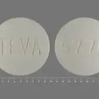 Olanzapine (Olanzapine (oral) [ oh-lanz-a-peen ])-TEVA 5770-10 mg-White-Round