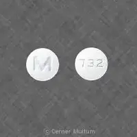 Ondansetron (injection) (Ondansetron (injection) [ on-dan-se-tron ])-M 732-4 mg-White-Round