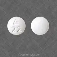 Orphenadrine (Orphenadrine [ or-fen-a-drin ])-E 22-100 mg-White-Round