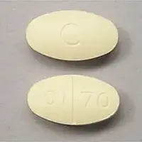 Oxaprozin (Oxaprozin [ ox-a-proe-zin ])-C 01 70-600 mg-Yellow-Oval