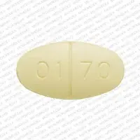 Oxaprozin (Oxaprozin [ ox-a-proe-zin ])-C 01 70-600 mg-Yellow-Oval